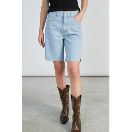 24 COLOURS Γυναικείo Shorts Jean C25S-80383(Μπλε Ανοιχτό)