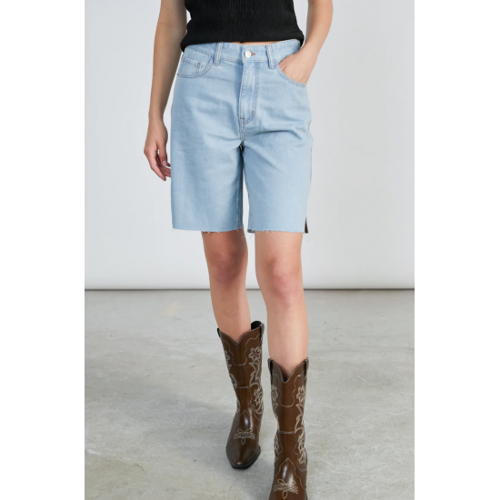 24 COLOURS Γυναικείo Shorts Jean C25S-80383(Μπλε Ανοιχτό)