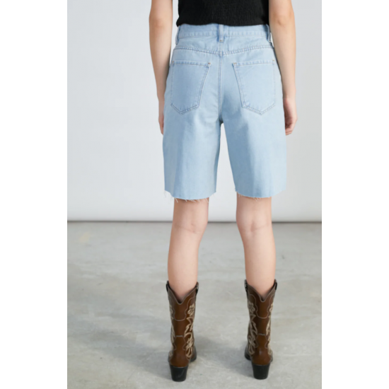 24 COLOURS Γυναικείo Shorts Jean C25S-80383(Μπλε Ανοιχτό)