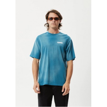 Afends Ανδρικό T-shirt Eternal Recycled Retro Graphic Logo T-Shirt M231004 (Μπλε)