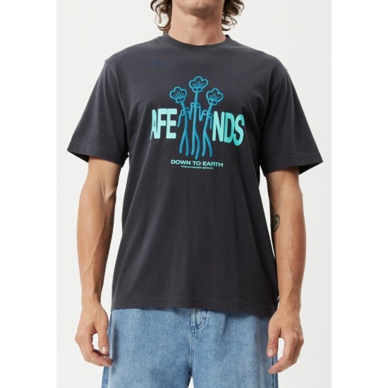 Afends Ανδρικό T-shirt Grooves Recycled Retro Graphic T-Shirt M231016 (Γκρι)