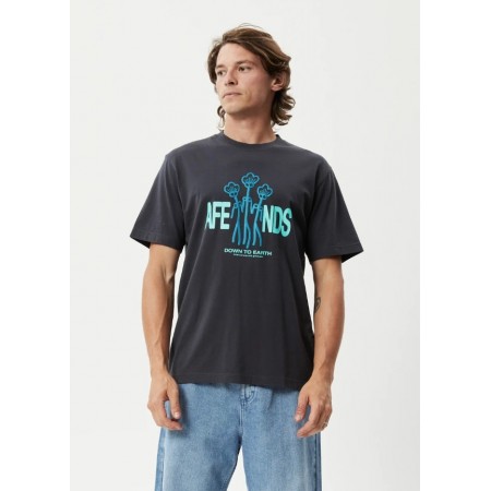 Afends Ανδρικό T-shirt Grooves Recycled Retro Graphic T-Shirt M231016 (Γκρι)