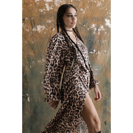 Bee Me - Rebel Dress (Leopard)