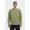 BLEND Ανδρικό Φούτερ Logo Blend Crewneck Regular Fit 20712522-Oil Green (Πράσινο)