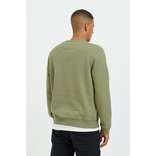 BLEND Ανδρικό Φούτερ Logo Blend Crewneck Regular Fit 20712522-Oil Green (Πράσινο)