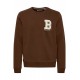 BLEND Ανδρικό Φούτερ Λαιμόκοψη Regular Fit Sweatshirt 20717964-Coffee (Καφέ)