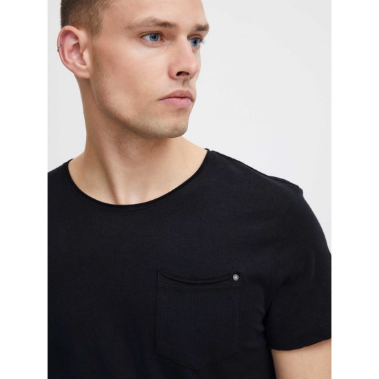 BLEND Ανδρικό T-shirt με Στάμπα Regular Fit BHNOEL tee 20709766-70155 Black (Μαύρο)