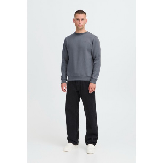BLEND Ανδρικό Φούτερ Logo Blend Crewneck Regular Fit 20712522-193910 Iron Gate (Γκρί)