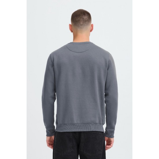BLEND Ανδρικό Φούτερ Logo Blend Crewneck Regular Fit 20712522-193910 Iron Gate (Γκρί)