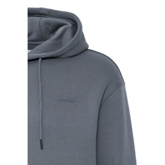 BLEND Ανδρικό Φούτερ με κουκούλα Logo Hoodie 20712536-193910 Iron Gate (Γκρι)