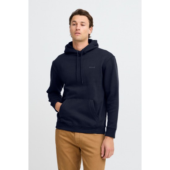 BLEND Ανδρικό Φούτερ με κουκούλα Logo Hoodie 20712536-194013 Dark Navy (Μπλέ Σκούρο)