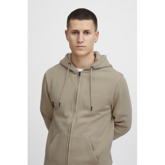 BLEND Ανδρική Βαμβακερή Ζακέτα με Κουκούλα Hoodie Zip Basic 20714494-Crockery (Μπεζ)