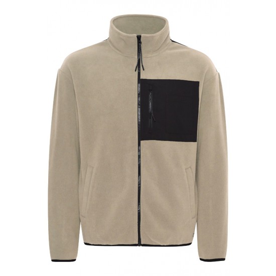 BLEND Ανδρική Ζακέτα Fleece Regular Fit Full Zip Sweat 20715834-161104 (Μπεζ)