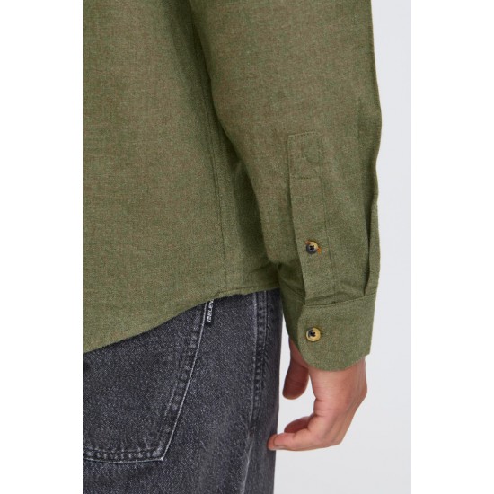 BLEND Ανδρικό Βαμβακερό Πουκάμισο Φανέλα Regular Fit 20716243-180523(Πράσινο)