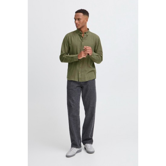 BLEND Ανδρικό Βαμβακερό Πουκάμισο Φανέλα Regular Fit 20716243-180523(Πράσινο)