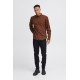 BLEND Ανδρικό Βαμβακερό Πουκάμισο Φανέλα Regular Fit 20716243-191419 (Καφέ)