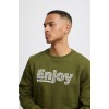 BLEND Ανδρικό Βαμβακερό Φούτερ με σχέδια Sweatshirt Regular Fit 20717186-Chive(Πράσινο)