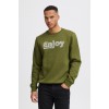 BLEND Ανδρικό Βαμβακερό Φούτερ με σχέδια Sweatshirt Regular Fit 20717186-Chive(Πράσινο)