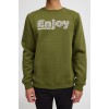 BLEND Ανδρικό Βαμβακερό Φούτερ με σχέδια Sweatshirt Regular Fit 20717186-Chive(Πράσινο)