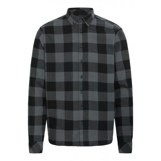 BLEND Ανδρικό Βαμβακερό Πουκάμισο Καρό Regular Fit 20718538-194007 (Μαύρο)