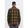 BLEND Ανδρικό Βαμβακερό Πουκάμισο Καρό Overshirt Regular Fit 20718554-190414 (Χακί)