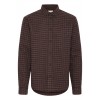 BLEND Ανδρικό Βαμβακερό Πουκάμισο Καρό Regular Fit 20718858-194011 Salute (Καφέ)