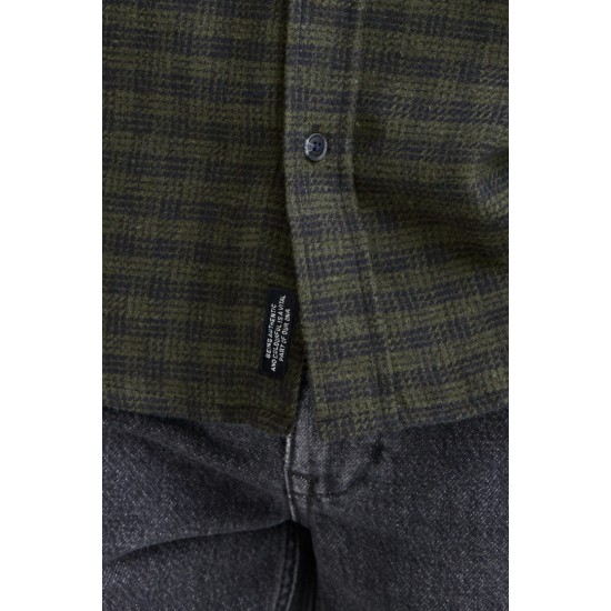 BLEND Ανδρικό Βαμβακερό Πουκάμισο Καρό Regular Fit 20718858-194007 Green(Πράσινο)