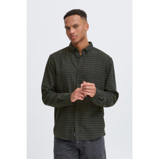 BLEND Ανδρικό Βαμβακερό Πουκάμισο Καρό Regular Fit 20718858-194007 Green(Πράσινο)