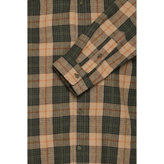 BLEND Ανδρικό Βαμβακερό Πουκάμισο Καρό Regular Fit 20718859-190414 Forest Night (Πράσινο)