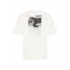 BLEND Ανδρικό Βαμβακερό T-shirt Regular Fit BHKEATON BACKPRINT TEE 20720341-Snow White(Λευκό)