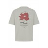 BLEND Ανδρικό Βαμβακερό T-shirt Relaxed Fit BHKODEY BACKPRINT TEE 20720343-Griffin(Γκρί)