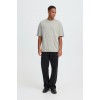 BLEND Ανδρικό Βαμβακερό T-shirt Relaxed Fit BHKODEY BACKPRINT TEE 20720343-Griffin(Γκρί)