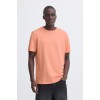 BLEND Ανδρικό Βαμβακερό T-shirt Regular Fit BHKAIN BACKPRINT TEE 20720347-900003497 Burnt Cor (Πορτοκαλί)