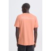 BLEND Ανδρικό Βαμβακερό T-shirt Regular Fit BHKAIN BACKPRINT TEE 20720347-900003497 Burnt Cor (Πορτοκαλί)