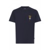 BLEND Ανδρικό Βαμβακερό T-shirt Regular Fit BHKAMERON FUNNY EMB TEE 20720360-Salute(Μπλέ)
