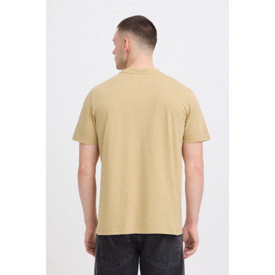 BLEND Ανδρικό Βαμβακερό T-shirt Regular Fit BHKAMERON FUNNY EMB TEE 20720360-Starfish(Κάμελ)