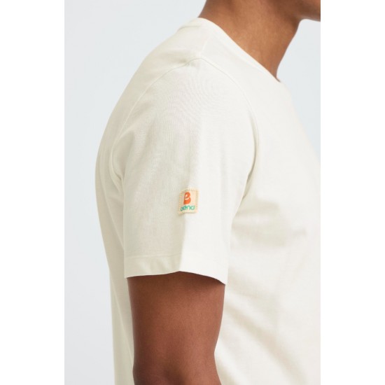 BLEND Ανδρικό Βαμβακερό T-shirt Regular Fit BHSUN WATERMELON TEE 20720474-Snow White(Λευκό)