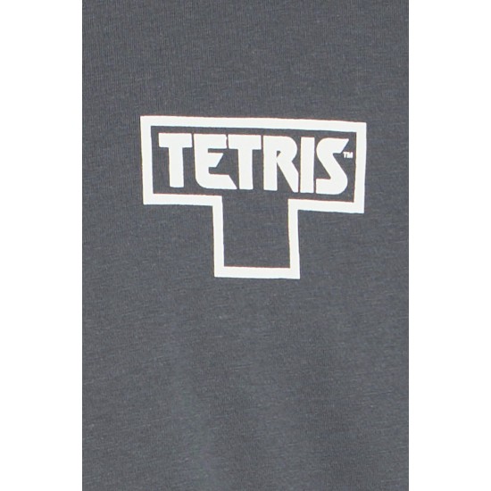 BLEND Ανδρικό Βαμβακερό T-shirt Relaxed Fit 20720531-Iron Gate(Ανθρακί)
