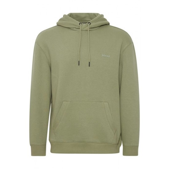 BLEND Ανδρικό Φούτερ με κουκούλα Logo Hoodie 20712536-Oil Green (Λαδί)