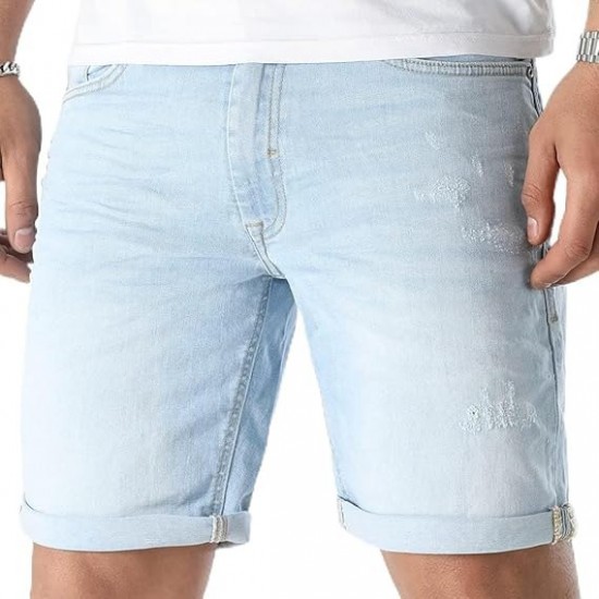BLEND Ανδρική Βερμούδα Denim Light Blue Regular Fit 20713327-200290 (Ανοιχτό Μπλέ)
