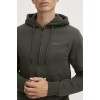 BLEND Ανδρική Βαμβακερή Ζακέτα με Κουκούλα Hoodie Zip Basic 20714494-Forest Night (Χακί)