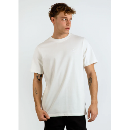 BLEND Ανδρικό Βαμβακερό T-shirt Regular Fit 20718607-110602 Snow White (Κρεμ)