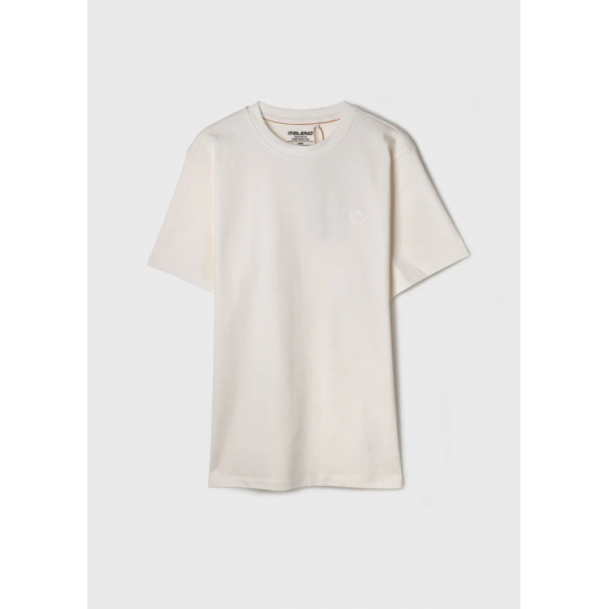 BLEND Ανδρικό Βαμβακερό T-shirt Regular Fit 20718607-110602 Snow White (Κρεμ)