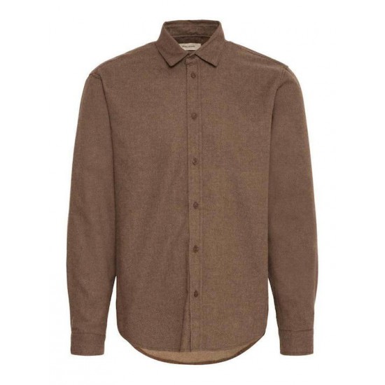 BLEND Ανδρικό Βαμβακερό Πουκάμισο Regular Fit 20718860-191419 Chicory Coffee (Καφέ)