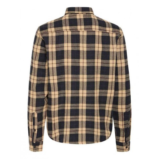 BLEND Ανδρικό Βαμβακερό Πουκάμισο Καρό Regular Fit 20718859-194011 Salute (Μπλε)