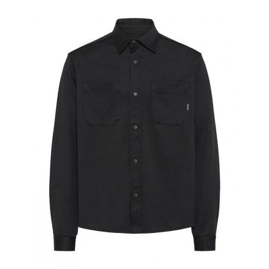 BLEND Ανδρικό Πουκάμισο Overshirt BHADRIAN LS SHIRT 20720257-193911 Black(Μαύρο)