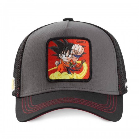 CAPSLAB Unisex Καπέλο Jockey Dragon Ball Son Goku Trucker Cap - CL/DB1/1/GOK4 (Γκρι)