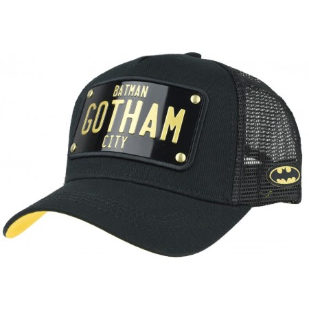 CAPSLAB Unisex Καπέλο Jockey DC Comics Gotham Jockey με Δίχτυ CL/DC6/CAS/BATP1 (Μαύρο)