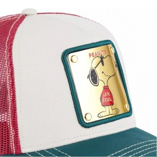 CAPSLAB Unisex Καπέλο Jockey Peanuts Classic Snoopy Cap CL/PEA/1/JOE2 (Πράσινο)