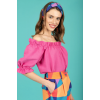 Chaton Clothing - Juana sleeve top (Dark Fuchsia)